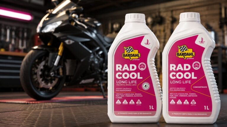 aditivo radiador dar Bardahl que pode ser usado em motos