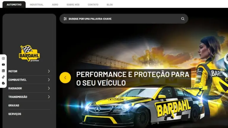 novo site da empresa bardahl