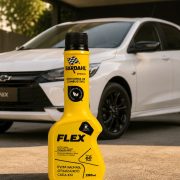 bardahl flex na frente do carro onix sendo ele um dos melhores aditivos de combustivel para o onix
