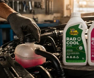 pessoa fechando a tampa após usar os aditivos para radiador da bardahl